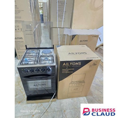 AILYONS High Efficiency 3+1 Free Standing Cooker with Electric Oven
