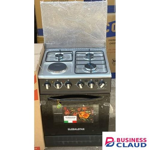 Globalstar 60*60 3 Gas Burner +1 Electronic Hot Plate Jet Standing Cooker With Electric Oven