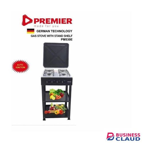 Premier Free standing Gas Cooker With Storage Shelf