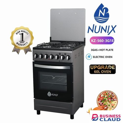 Colorful 50×55 Nunix 3+1 Standing Cooker – Compact, Powerful & Reliable