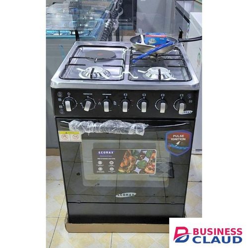Ecomax High Efficiency Free standing Cooker(3+1) LX880+ Free Gas pipe, 13kg gas regulator, Spatula & clips