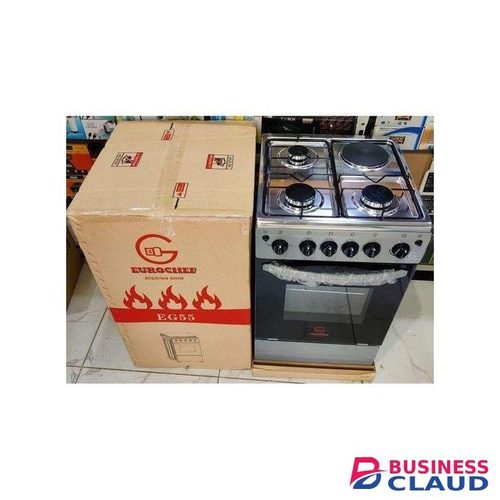 Eurochef Free Standing 3 Gas Burner +1 Electric Cooker. Updated With.TimER