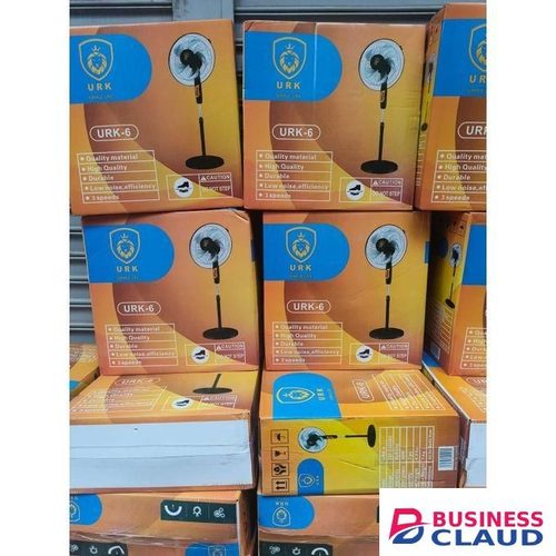 URK- 16 inches standing fan 3 speeds and a round base