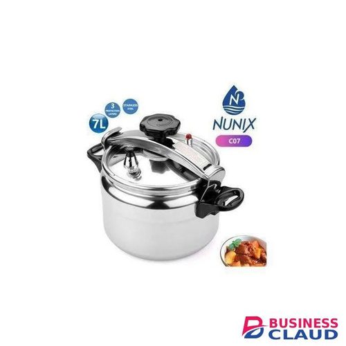 Nunix Aluminium Pressure Cooker 7 Litres