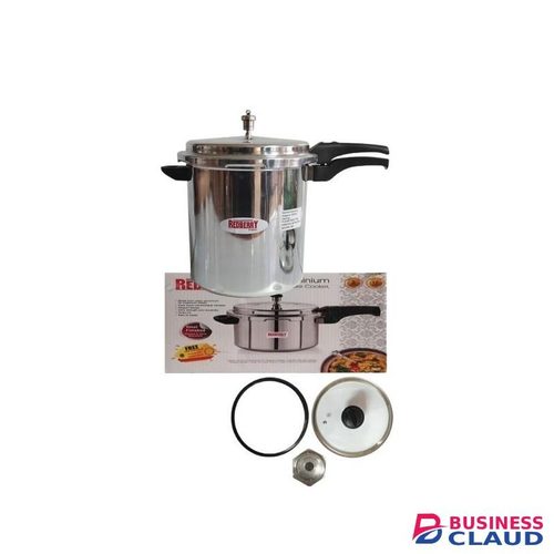 Redberry 12L Aluminium Pressure Cooker with Glass Lid