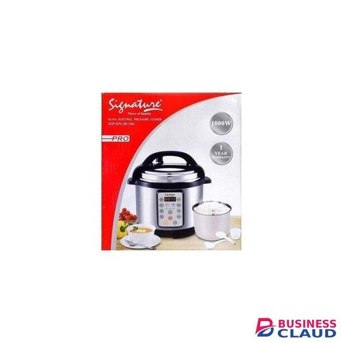 Signature electric pressure cooker 6Litres 1000W