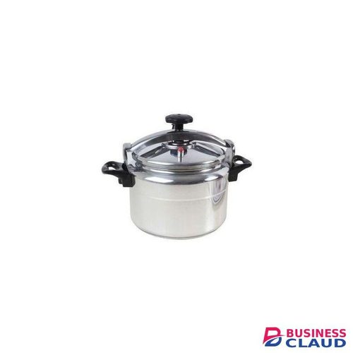 High Quality 5L/7L/9L/15L Aluminium Non Explosive Pressure Cooker With 2 Handles - Silver
