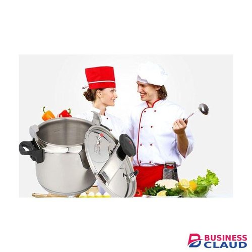 Hot Sale 2 handle Non explosive pressure cooker, 11 LITERS Capacity stainless steel pressure cooker & Super safety lock Explosion-proof, Suitable for All Hob Types