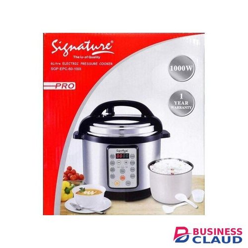 Signature Signatyre Electric Pressure Cooker 6 Litres 1000W