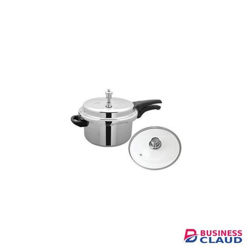 Aluminum Pressure Cooker With Glass Lid-5L