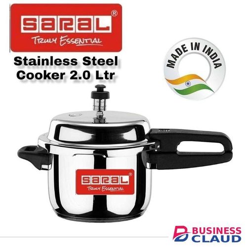 Saral 2.0L Extra Thick Stainless Steel Pressure Cooker
