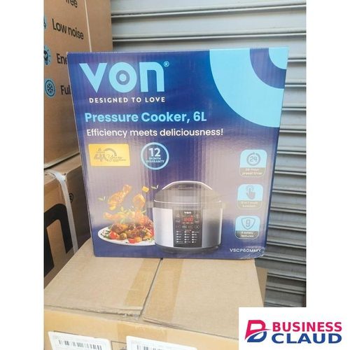 Von 6ltrs Electric Pressure Cooker
