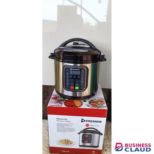 Premier Electric Pressure Cooker, 6 Litres Capacity, Fast Cooking, Energy Saving, High Quality and Durable Kitchen Appliance