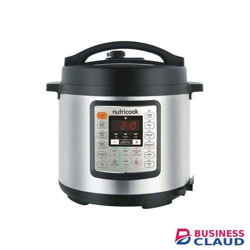 nutricook Electric Pressure Cooker, 6 Litre Capacity, Smart Pot, Fast Cooking, Energy Saving and Durable Kitchen Appliance
