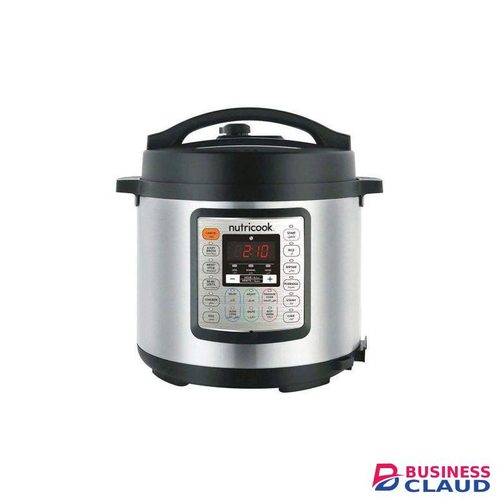 nutricook 6 Litre Electric Pressure Cooker, Smart Cooking Pot, Pre Programmed Menu, Strong and Long Lasting Design