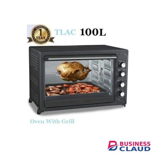 TLAC 100L Electric Oven Conventional 2800W 4 Stage Switch 1 Yr Warranty