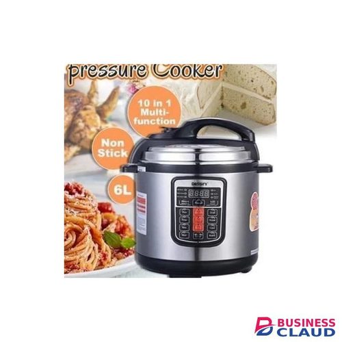 Bosch Non stick 6L Stainless Steel Electric Pressure Cooker – Multi-Purpose Kitchen Appliance