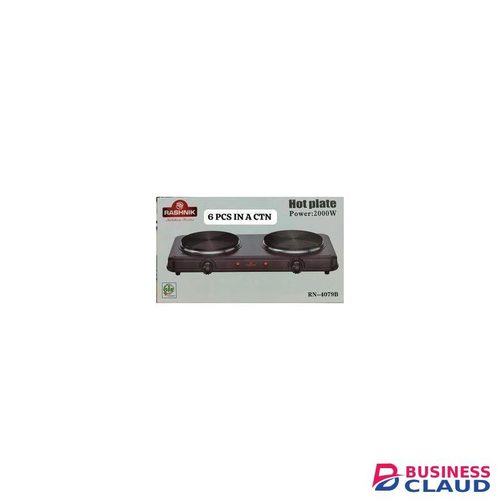 Rashnik double hot plate electric cooker