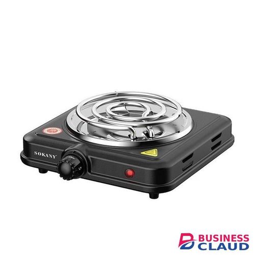 Sokany 1000W Electric Single Spiral Hot Plate, On/Off Indicator Light, Plastic Knob, Non-Slip Rubber Feet,Electric Stove,Home Appliances