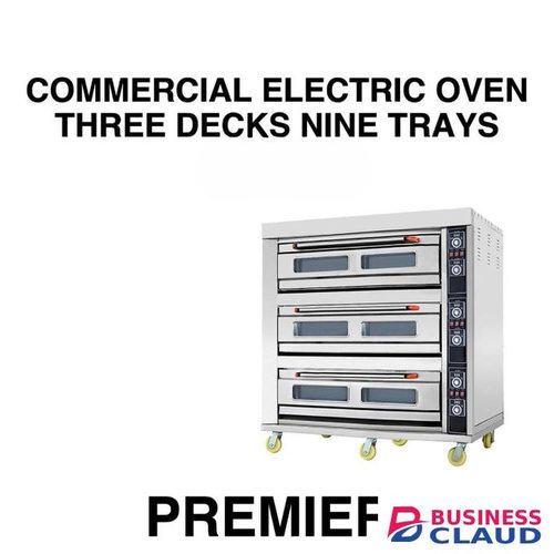 Premier COMMERRCIAL ELECTRIC OVEN THREE DECKS NINE TRAYS