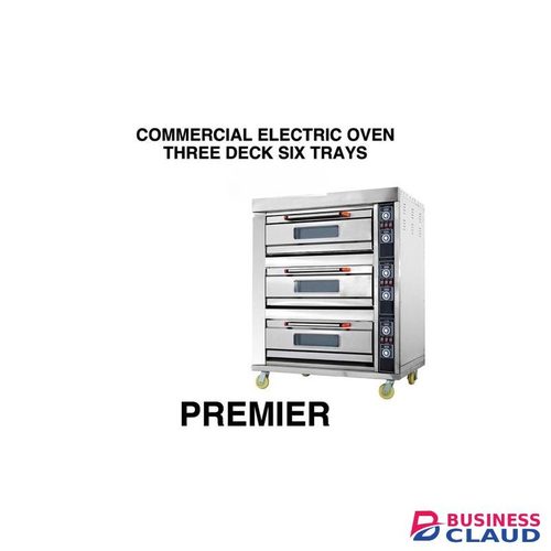 Premier COMMERCIAL ELECTRIC OVEN THREE DECK SIX TRAYS