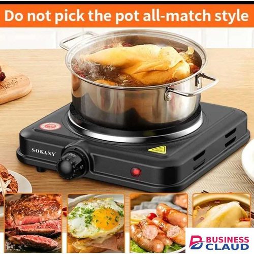Sokany Multi-function Mini Electric Cooker Stove-Cooktop 1000W High Quality Stainless Steel Simple Operation And Easy To Clean