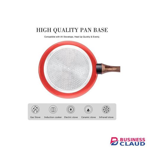 Stone Durable Nonstick Granite Coating Frying Pan, PFAS-Free, Free Healthy Omelette Pan, For Gas Stove And Electric Burner, Dishwasher Safe Nonstick Frying Pan Skillet For Daily Home Cooking