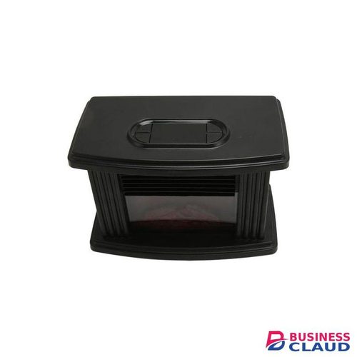 Mini Electric Fireplace, Portable Fireplace Heater with Realistic Flame, Quiet Operation, Efficient Heating Electric Stove Heater for Living Room, Bedroom, Office