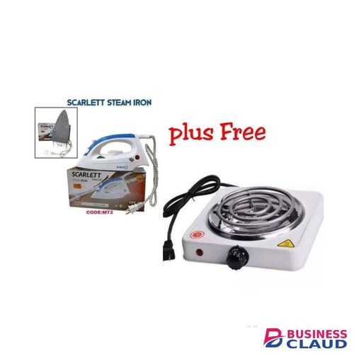 Electric Cooker + FREE STEAM IRON BOX