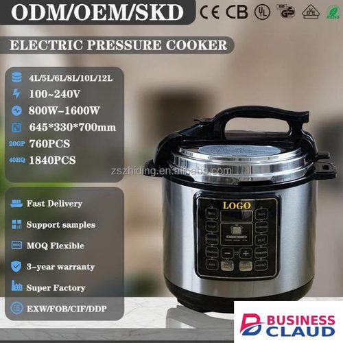 Magnetic 5L Smart signature Electric Pressure Cooker 1200W with 15 preset cooking programmes and 9 safet mechanisms