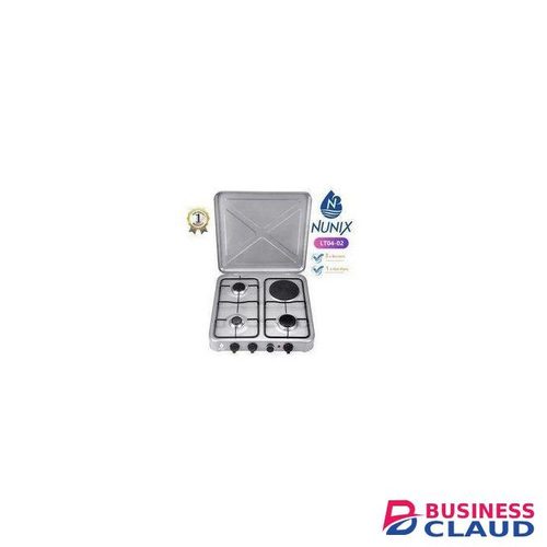 Nunix 4 Burner 3 Gas +1 Electric Table Top Cooker
