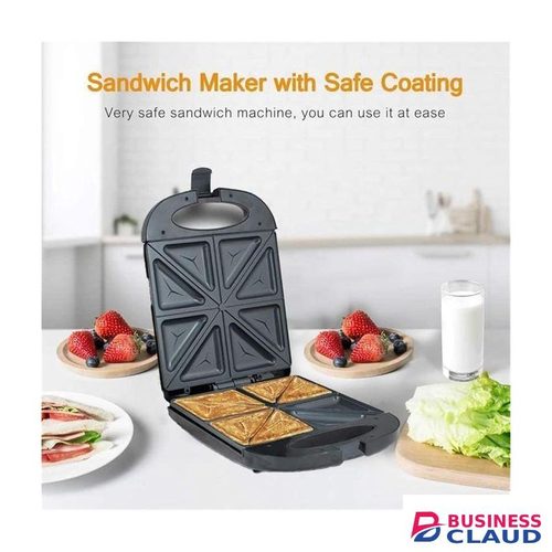 Sokany Hot Sale 1200W 220V Electric Sandwich Maker,4 Slice Dual Toast Grill Non Stick Jaffle Press Waffle Maker Cake Oven Breakfast Machine