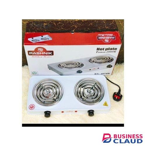 Rashnik Two Burner Electric Stove/coil