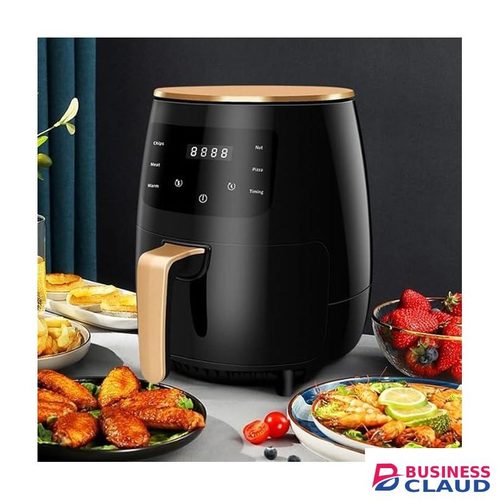 Redberry Digital Air Fryer For Home, 4.5 Litres, 6 Cooking Options, Electric, Convection Oven, 1200W, 360 Degrees Air Circulation, Digital Display, Keep Warm, Bake, Roast, Toast