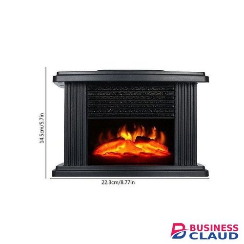 Electric Firep for Home Portable Stove Desktop Flame Air Warmer Fan For Living Bedroom Winter