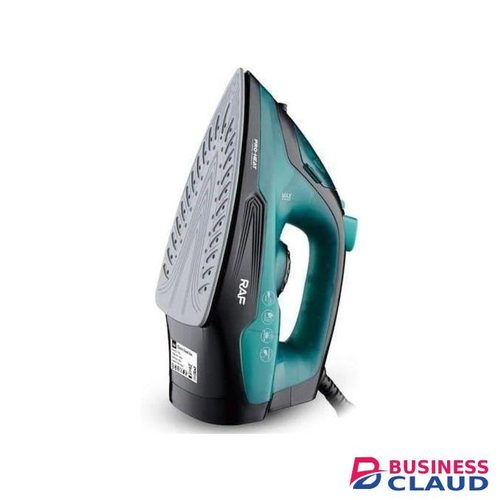 RAF Steam Iron For Clothes, Ceramic Soleplate, Eco-Friendly With Steam Trigger, 1400 Watts, Anti-Drip, Ironing, Programmable Steaming
