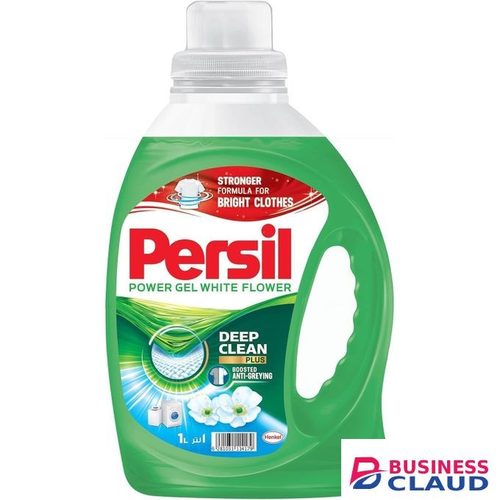 Persil Power Gel Liquid Laundry Detergent, With Deep Clean Technology, White Flower, 1L