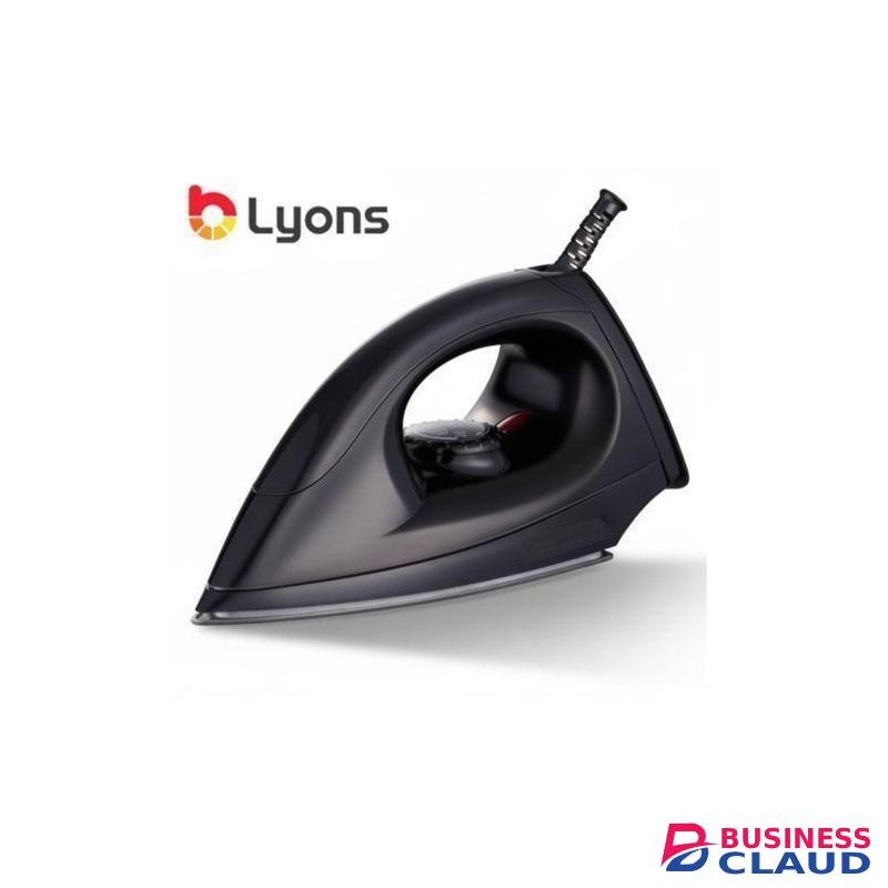 Lyons 2005 Electric Dry Iron Box 10s HEAT UP- 1000W Black(1YR WRTY)