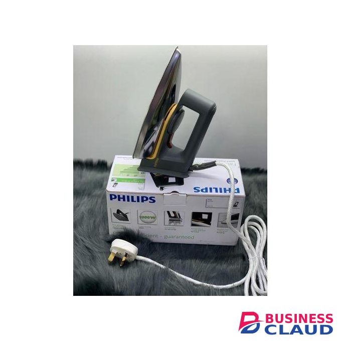 Philips Dry Iron BOX 1000W - Aluminum Soleplate