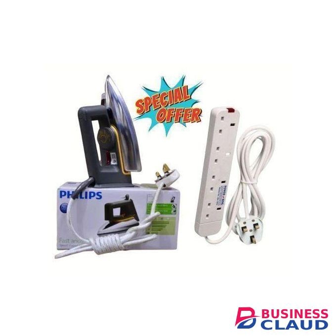 Phillip Phillips 66 Dry Iron Box + Free Extension Cable