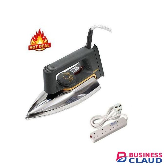 Phillip Phillips 66 Home Based Electric Dry Iron Box + Extension Cable