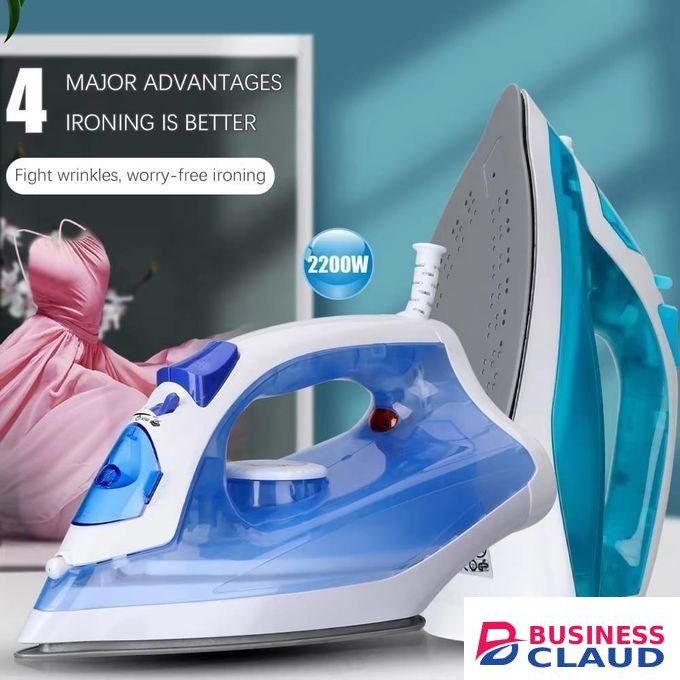 RAF Heavy Duty Steam Iron And Dry Iron Box With Non-stick Ceramic Sole Plate-2200Watts
