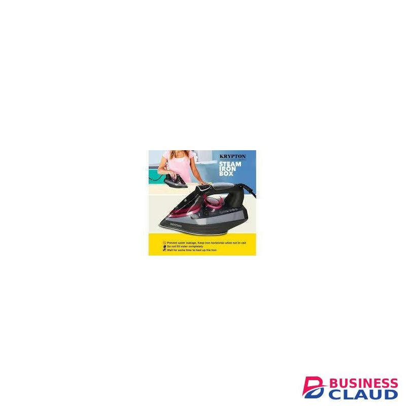 Krypton Ceramic Steam Iron With Variable Steam Control, Ceramic Soleplate, Self Clean Function, Wet & Dry 2200 W