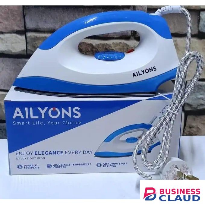 AILYONS Best Long-Lasting High Quality 1000W Electric Dry Iron for Home Use // Best Dry Electric Iron Box for Home & Business