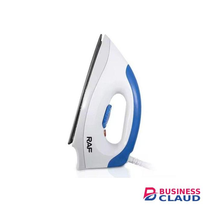 RAF 1200W Dry Iron - Non-Stick Coating Plate & Adjustable Thermostat Control, Indicator Light With ABS Material