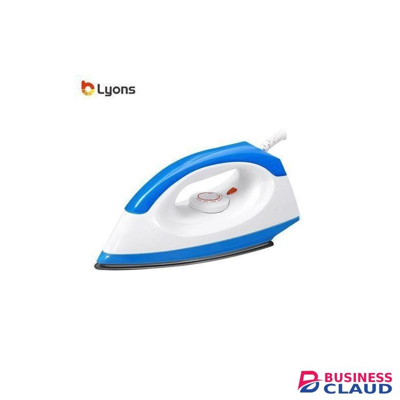 Lyons AN-2001K High Quality Electric Dry Iron Box With Non-stick Sole Plate - 1000W