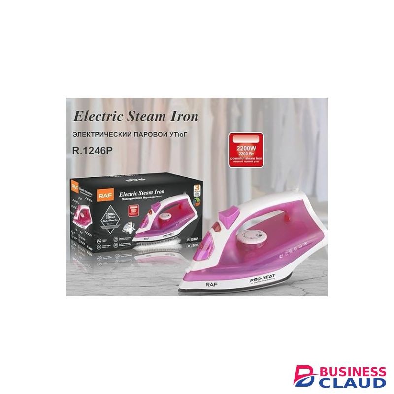RAF Electric Steam Iron With 400ml Large Water Tank, Long Working Cycle.