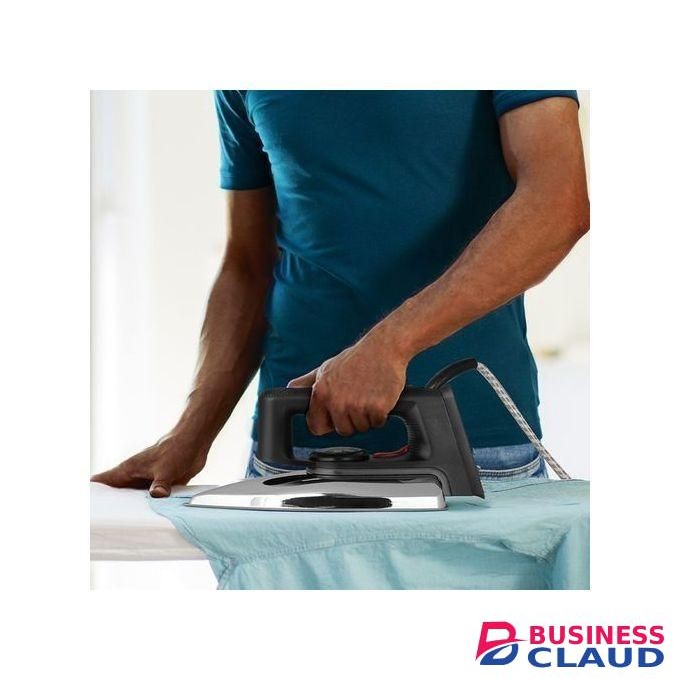 AILYONS Dry Iron Box 199A,High Quality With Nonstick Soleplate,Silver
