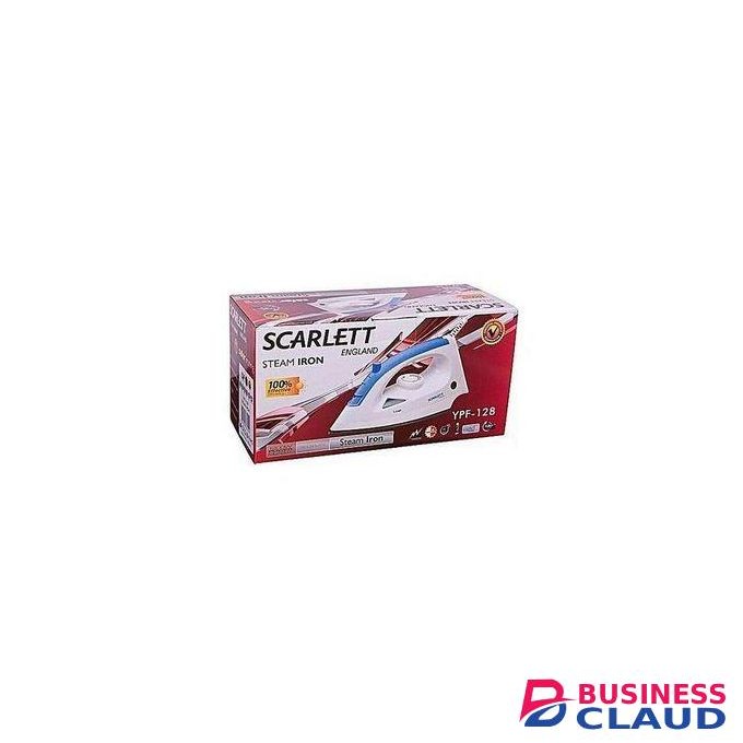 Scarlett YPF-128 Steam Iron Box - 1200W - White & Blue