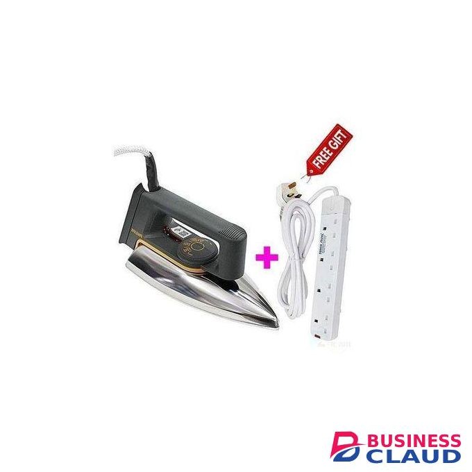 Philips Dry Iron With Non Stick Soul Plate + Free Power Extension